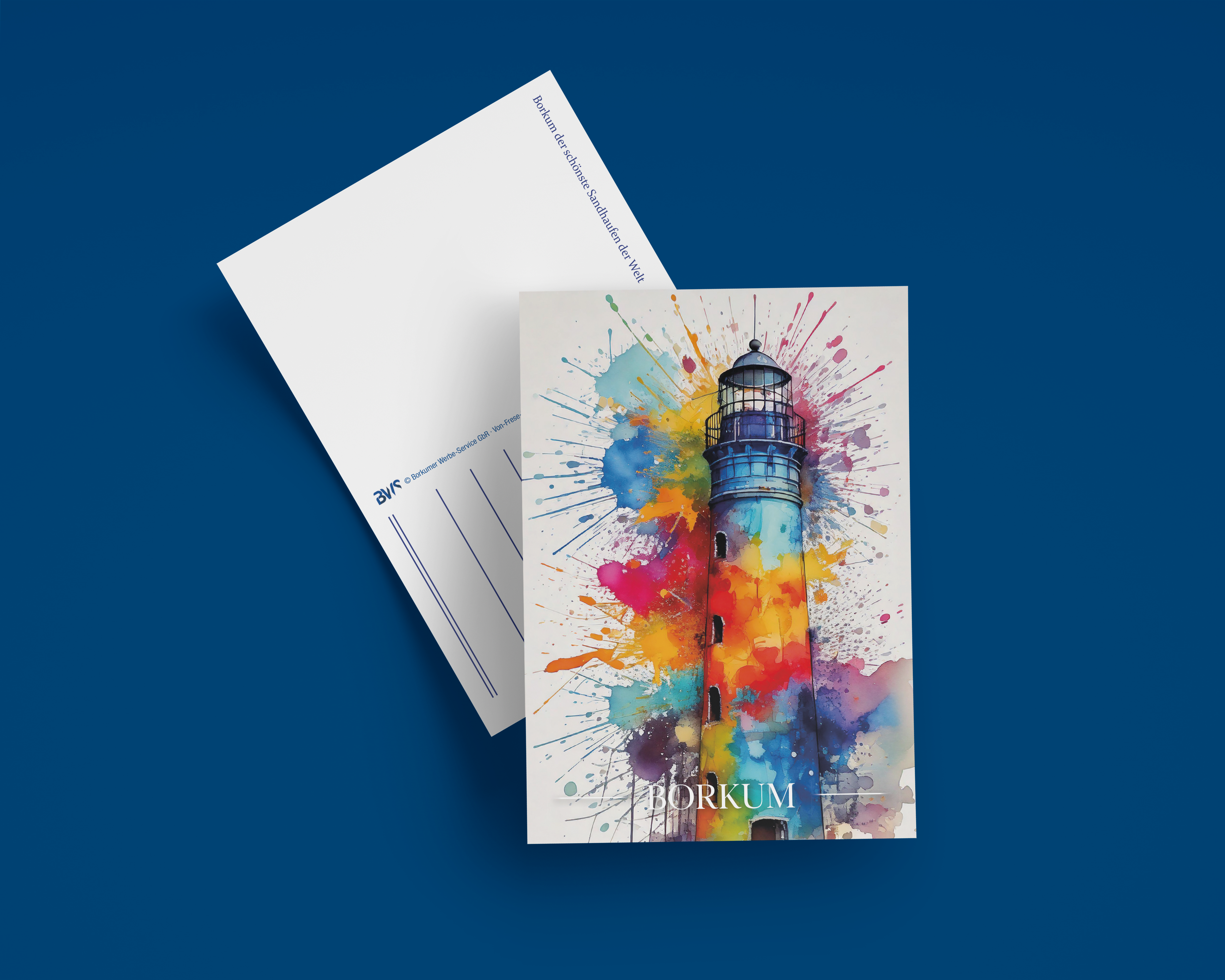 Aquarell Neue Leuchtturm