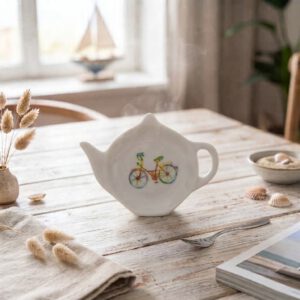 Teebeutelablage "Fahrrad bunt"